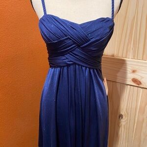 New! Blue sparkling dress
